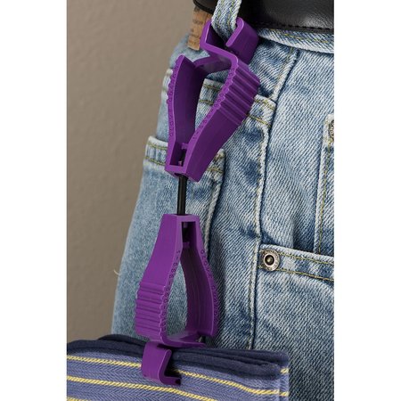 Glove Guard 1950 Dual Large End clip, Purple 1950PR